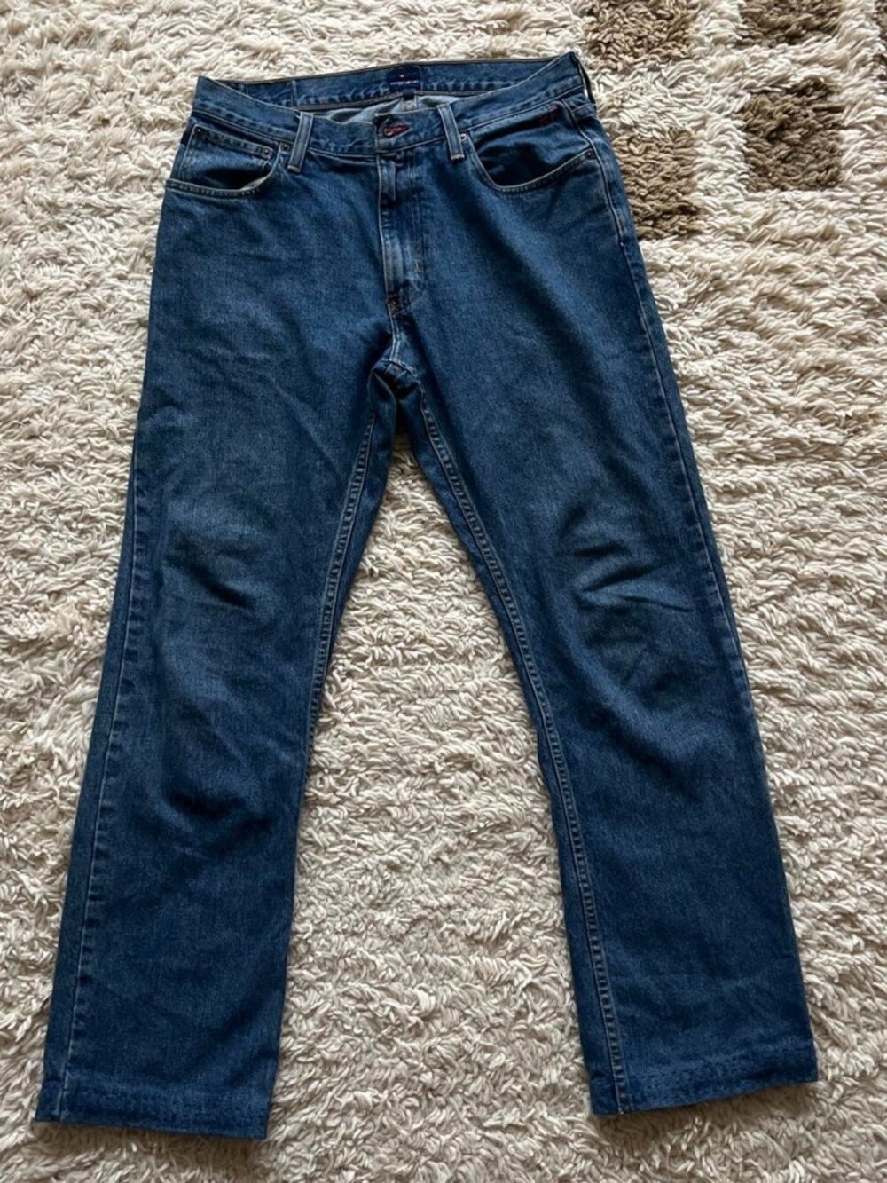 Tommy Jeans Vintage Y2K Straight Leg Medium Wash Denim Jeans Size 32x34